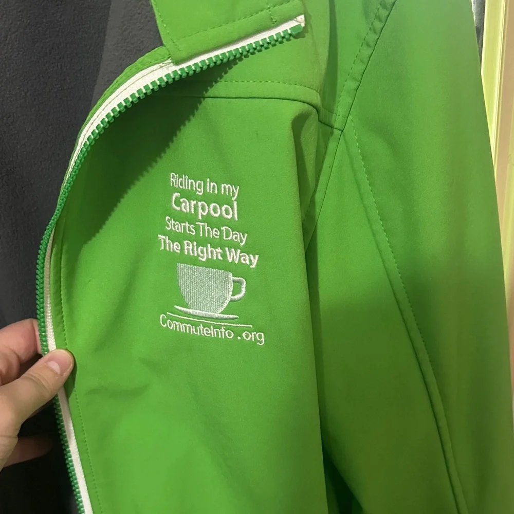 Green Softshell Jacket - Picture 3 of 5